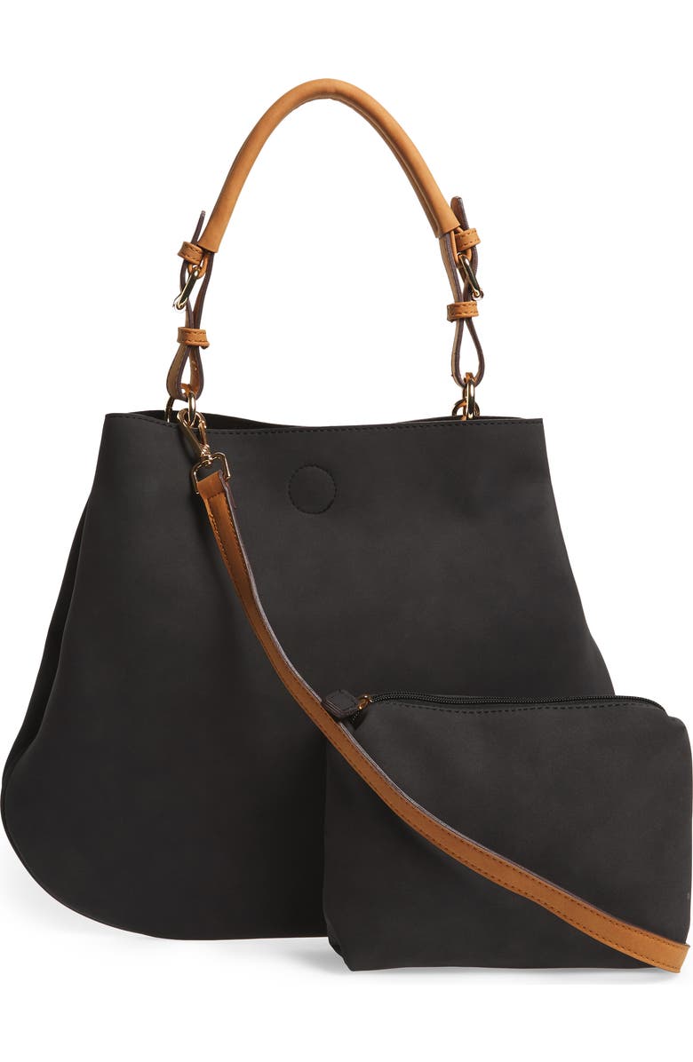 Sole Society Roman Faux Leather Slouchy Tote, Alternate, color,