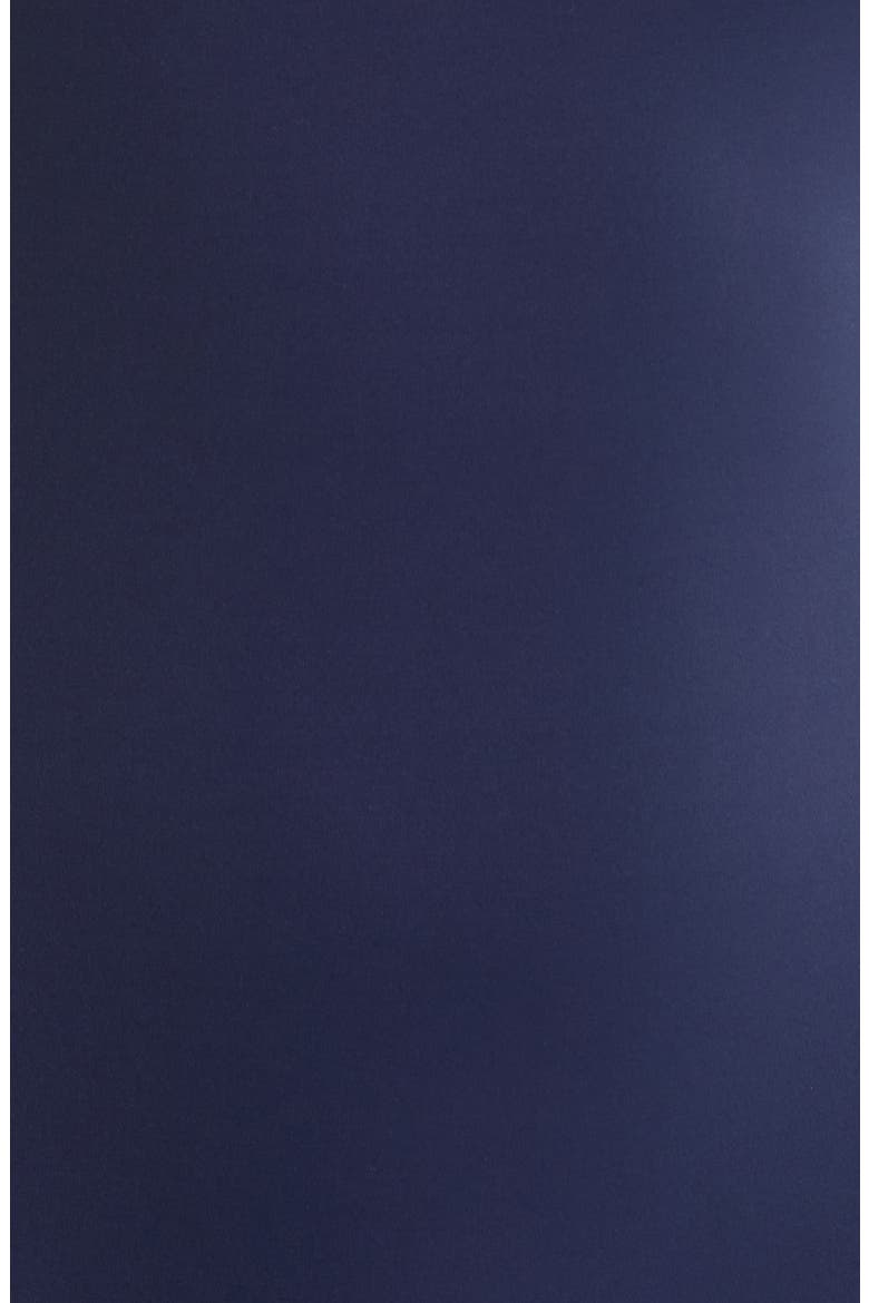 Knotted Keyhole One-Piece Swimsuit, Alternate, color, DARK NAVY