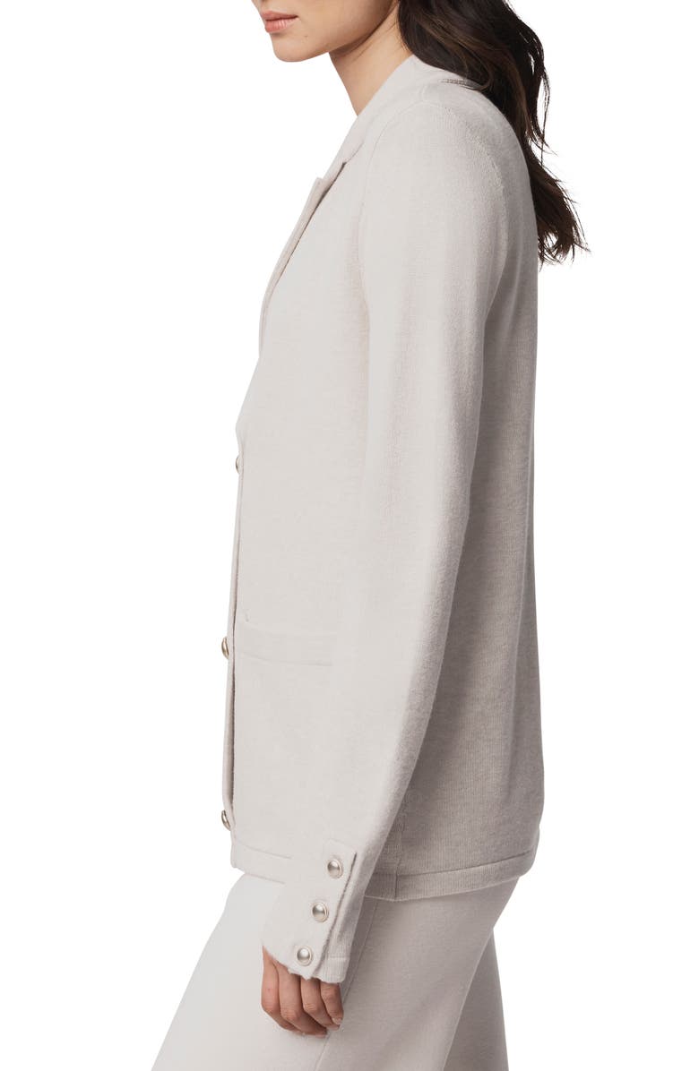 Splendid Hannah Double Breasted Sweater Blazer, Alternate, color, Pale Oak Heather