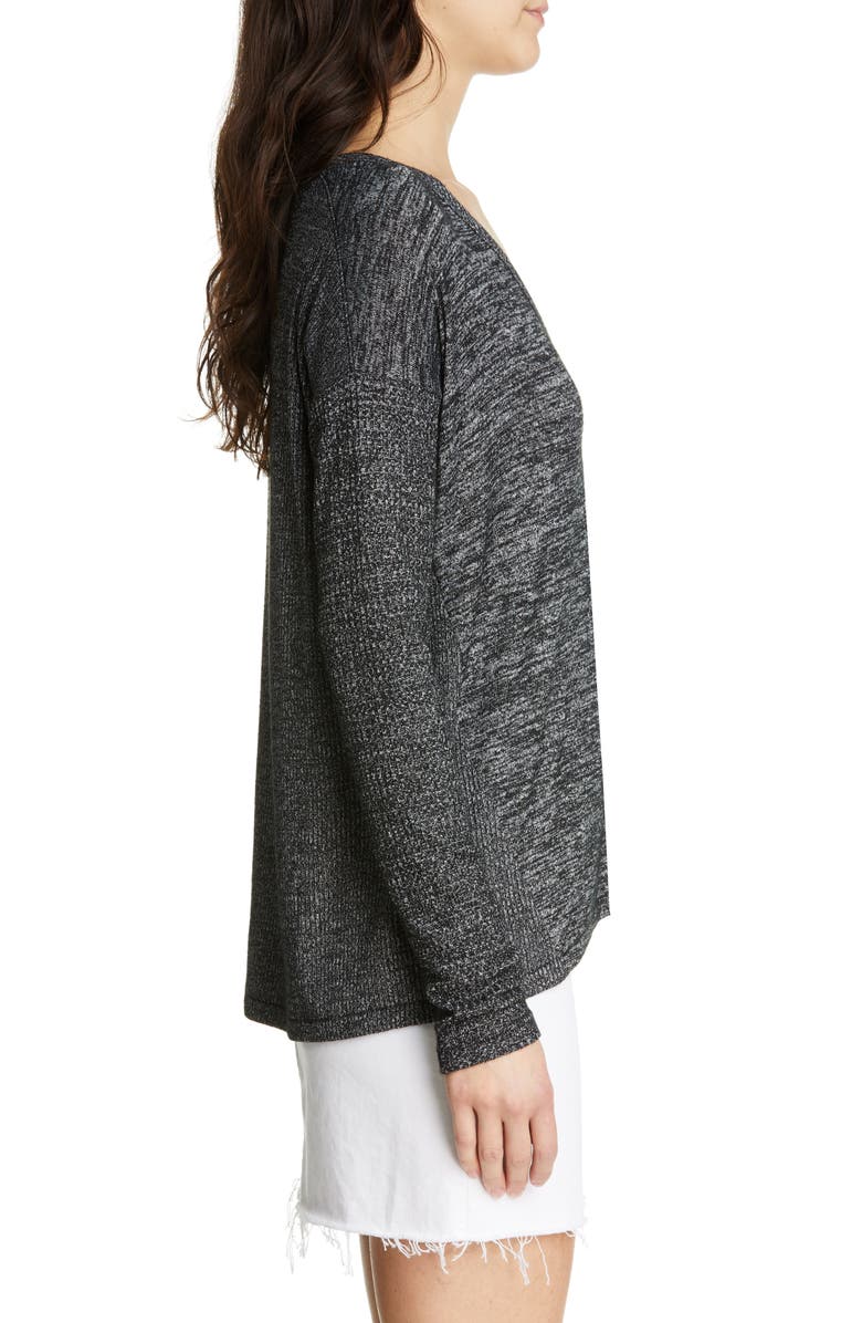 rag & bone Clara V-Neck Top, Alternate, color, 