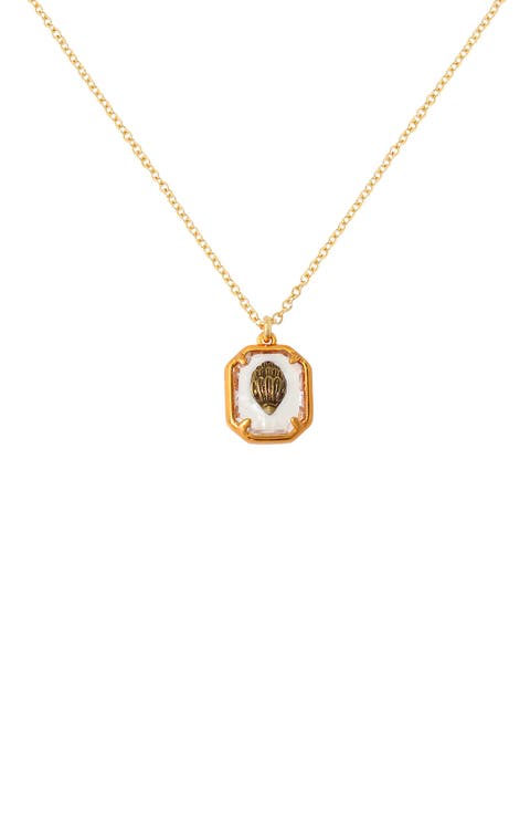 Eagle's Head Crystal Pendant Necklace