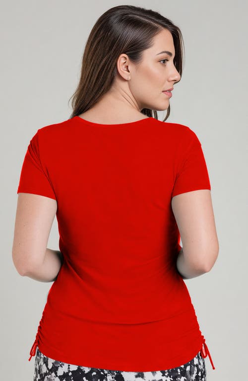 Calypsa Short Sleeve Adele Swim Top