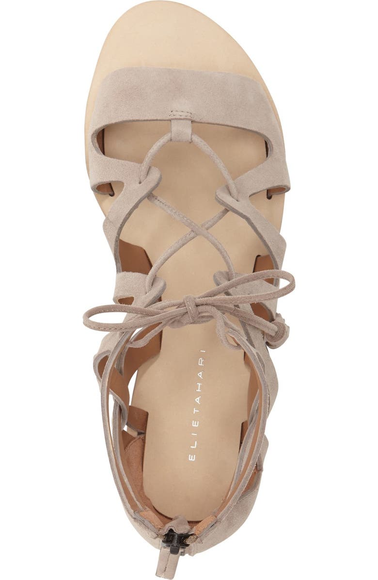 Elie Tahari 'Tsunami' Tassel Ghillie Sandal, Alternate, color,