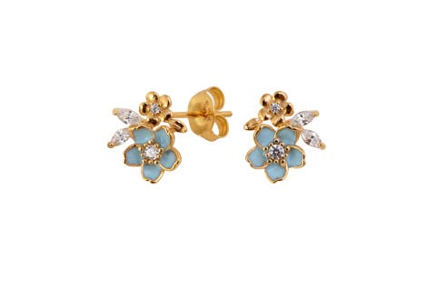 Flor Azul Earrings