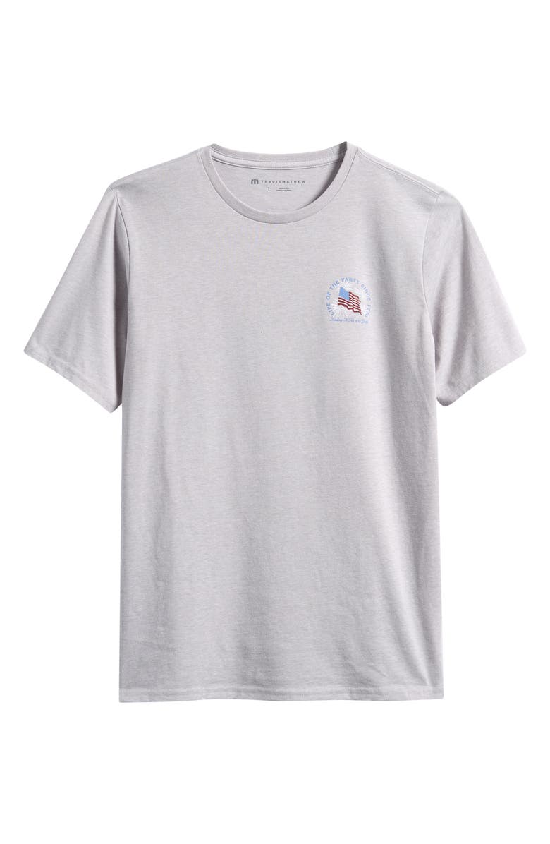 TravisMathew Kids' Big Two Five Graphic T-Shirt, Main, color, Heather Light Grey