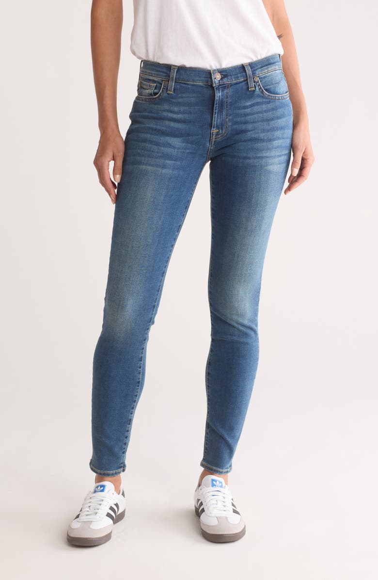 7 For All Mankind Gwenevere Skinny Jeans, Main, color, 