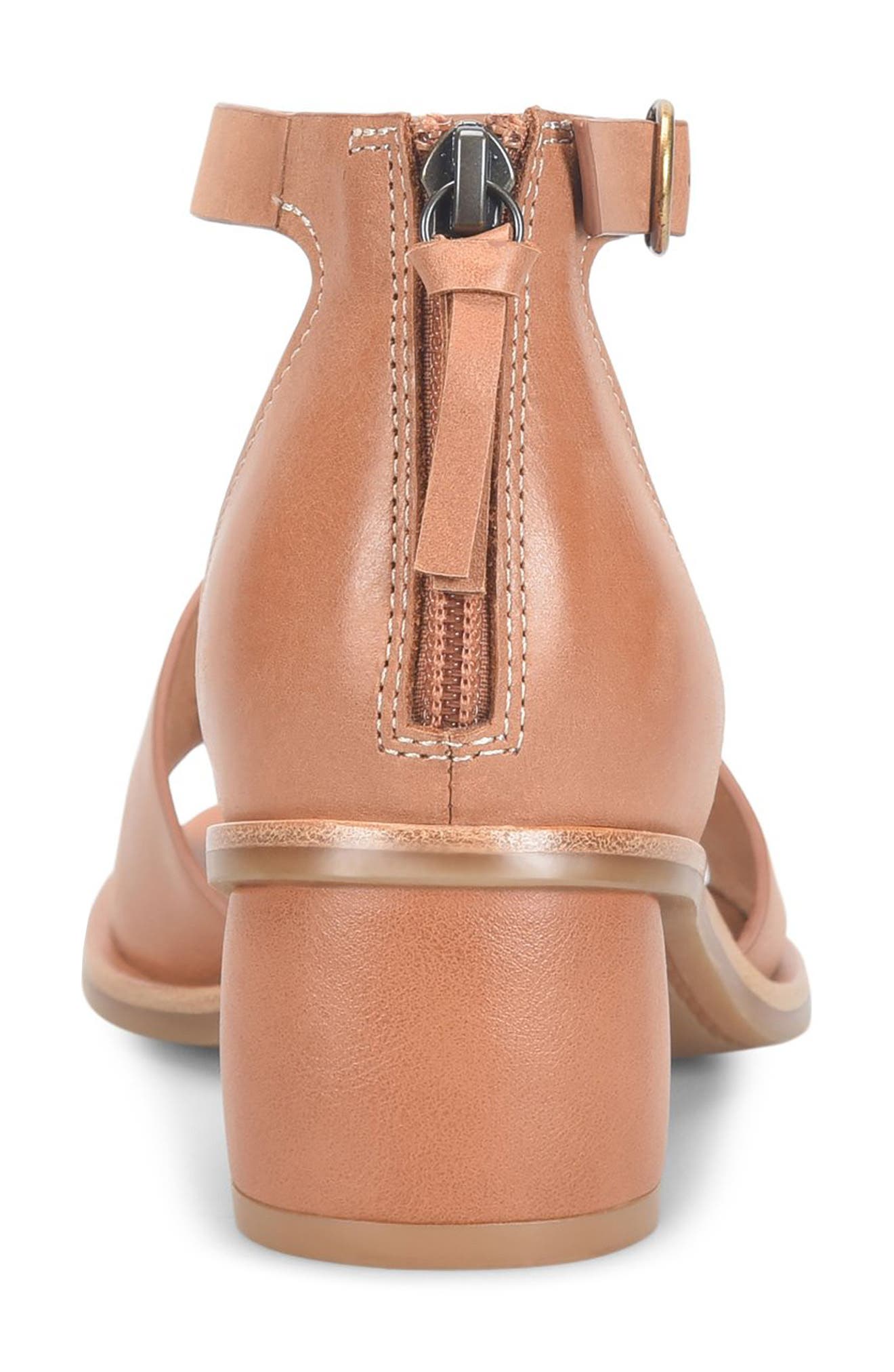 Söfft Colby Sandal, Alternate, color, Luggage