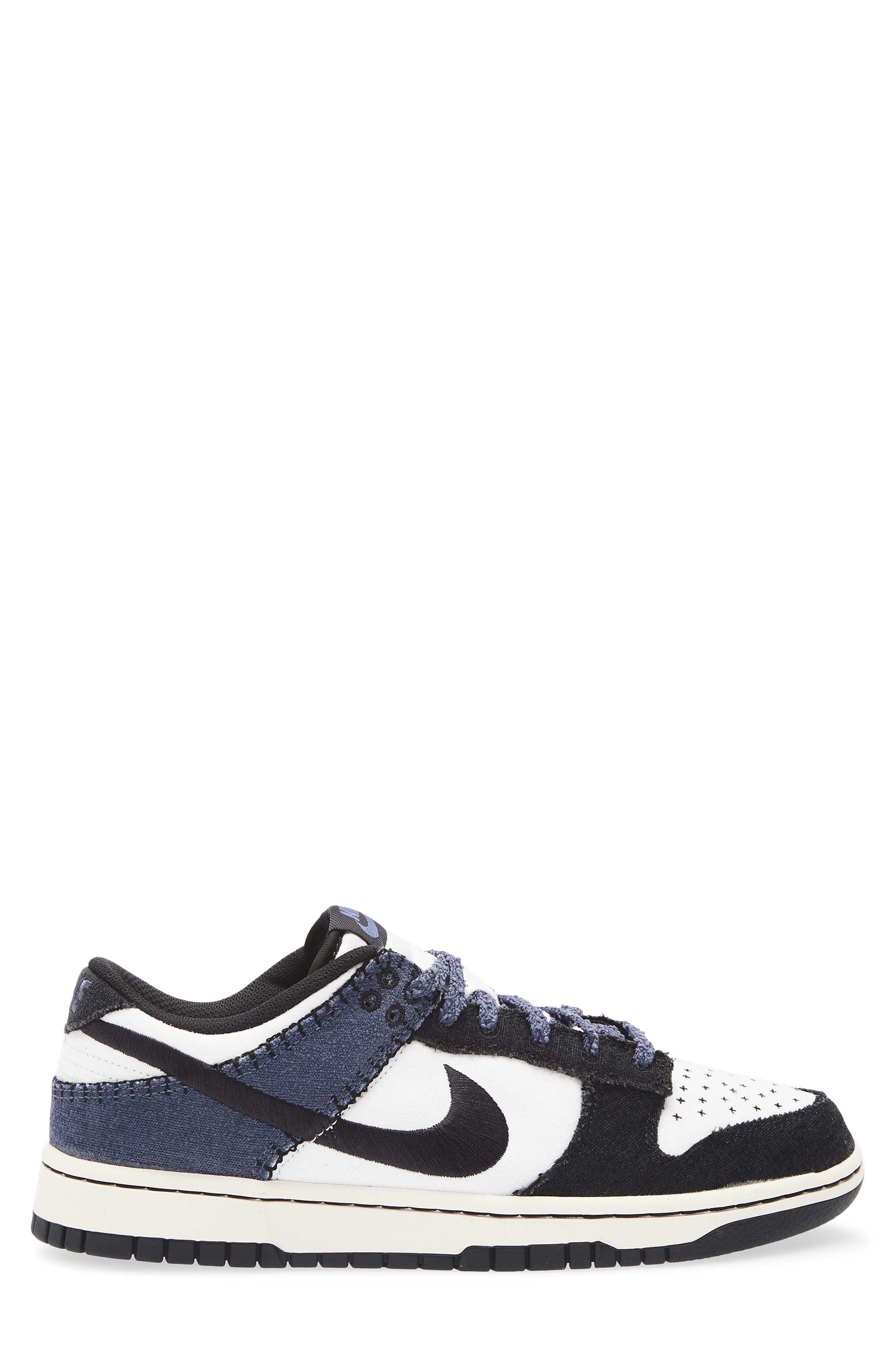 Nike Dunk Low Basketball Sneaker, Alternate, color, White/ Off Noir