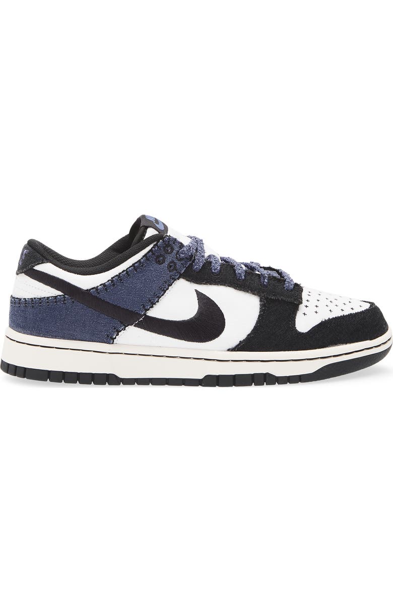 Nike Dunk Low Basketball Sneaker, Alternate, color, White/ Off Noir