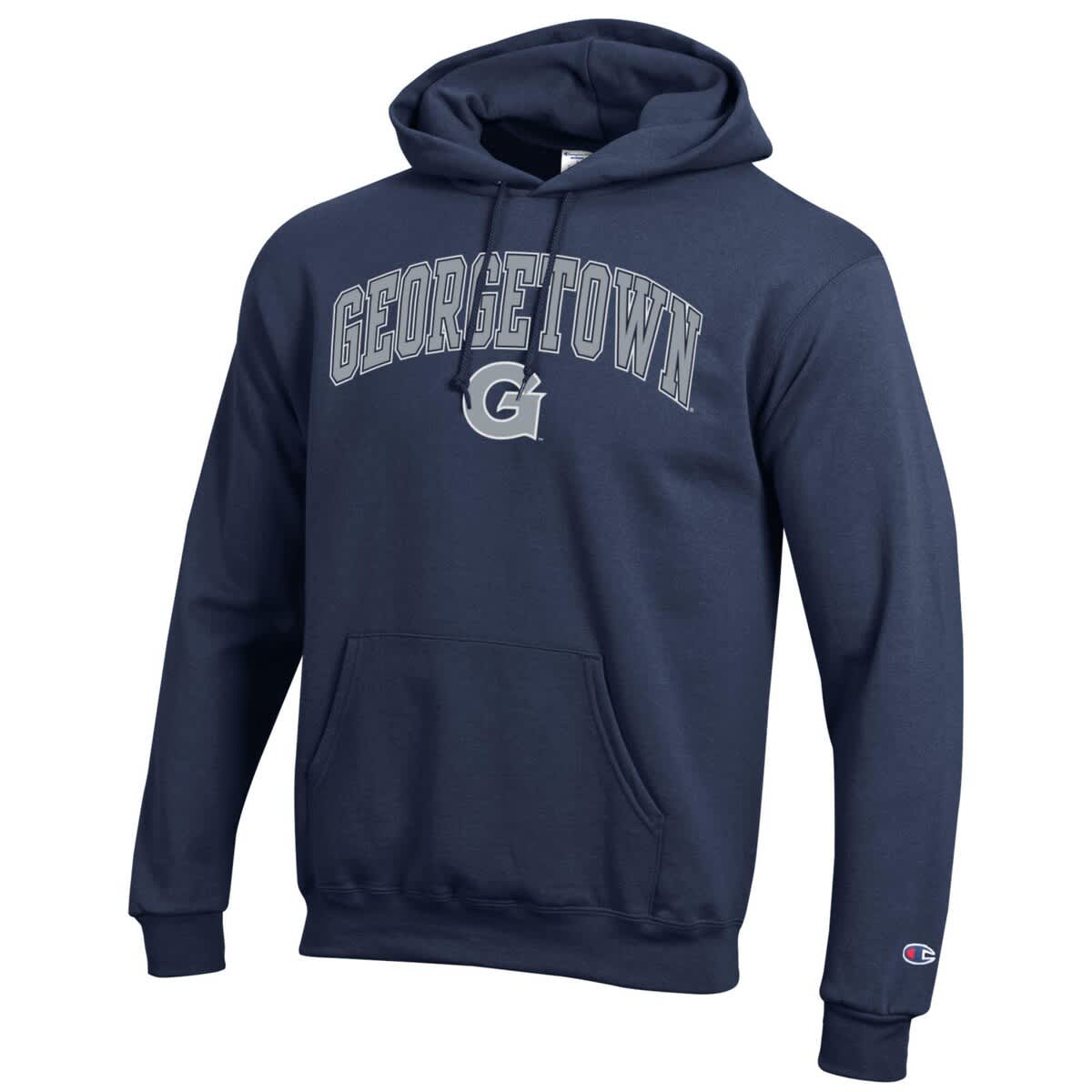 Champion Men's Champion Navy Georgetown Hoyas Arched Logo Fleece ...