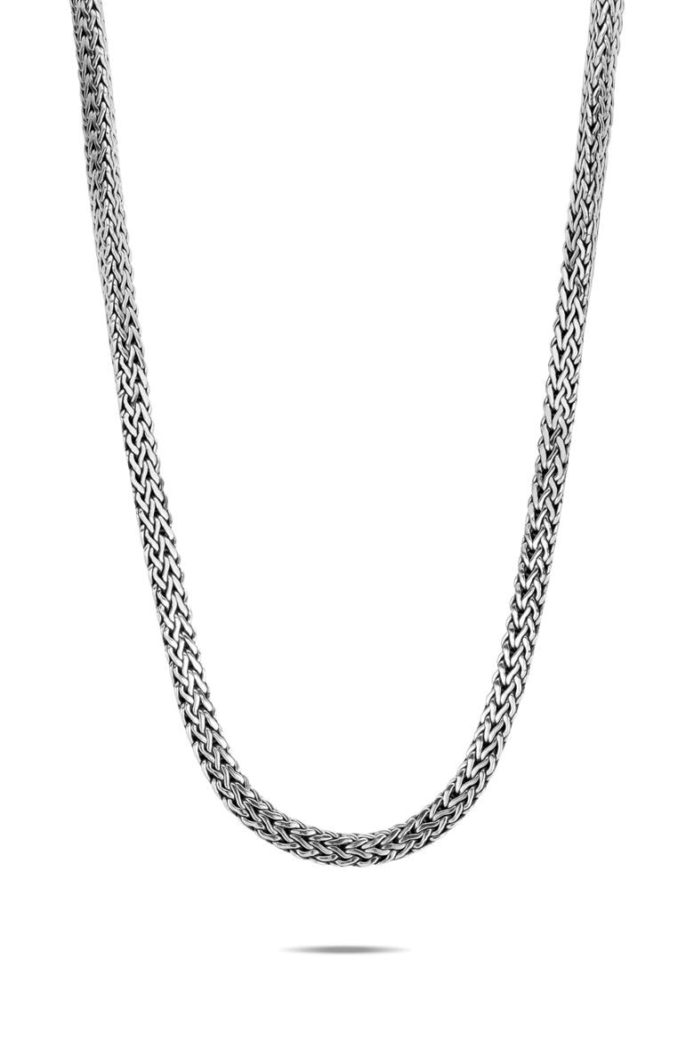 Tiga Chain 8mm Necklace, Main, color, SILVER
