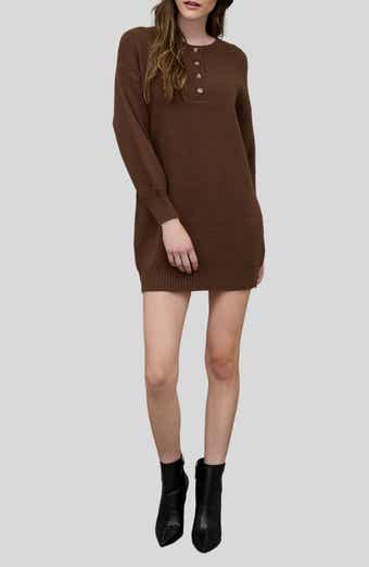 Blu Pepper Long Sleeve Sweater Dress
