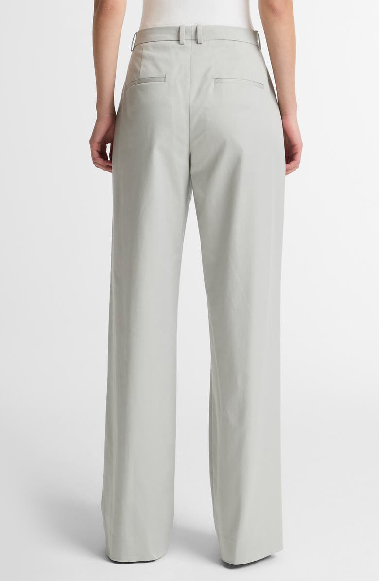 Vince Camille Belted Pleated Straight Leg Pants, Alternate, color, Pale Tide