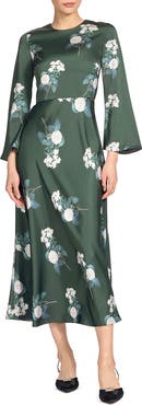 SACHIN BABI Tyra Satin Midi Dress