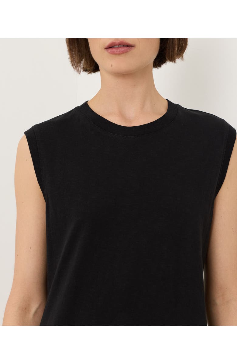 Pact Organic Cotton Soft-Slub Essential Easy Muscle Tee Maxi Dress, Alternate, color, Black