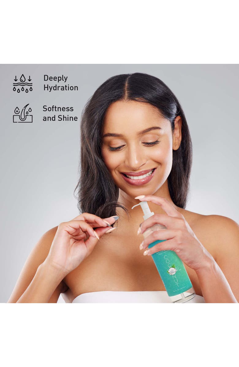 PURSONIC The Ultimate Hair & Skin Restoration Bundle LED Therapy Brush, Castor Oil, Sweet Almond Oil, & Fractionated Coconut Oil, Alternate, color, Multicolor