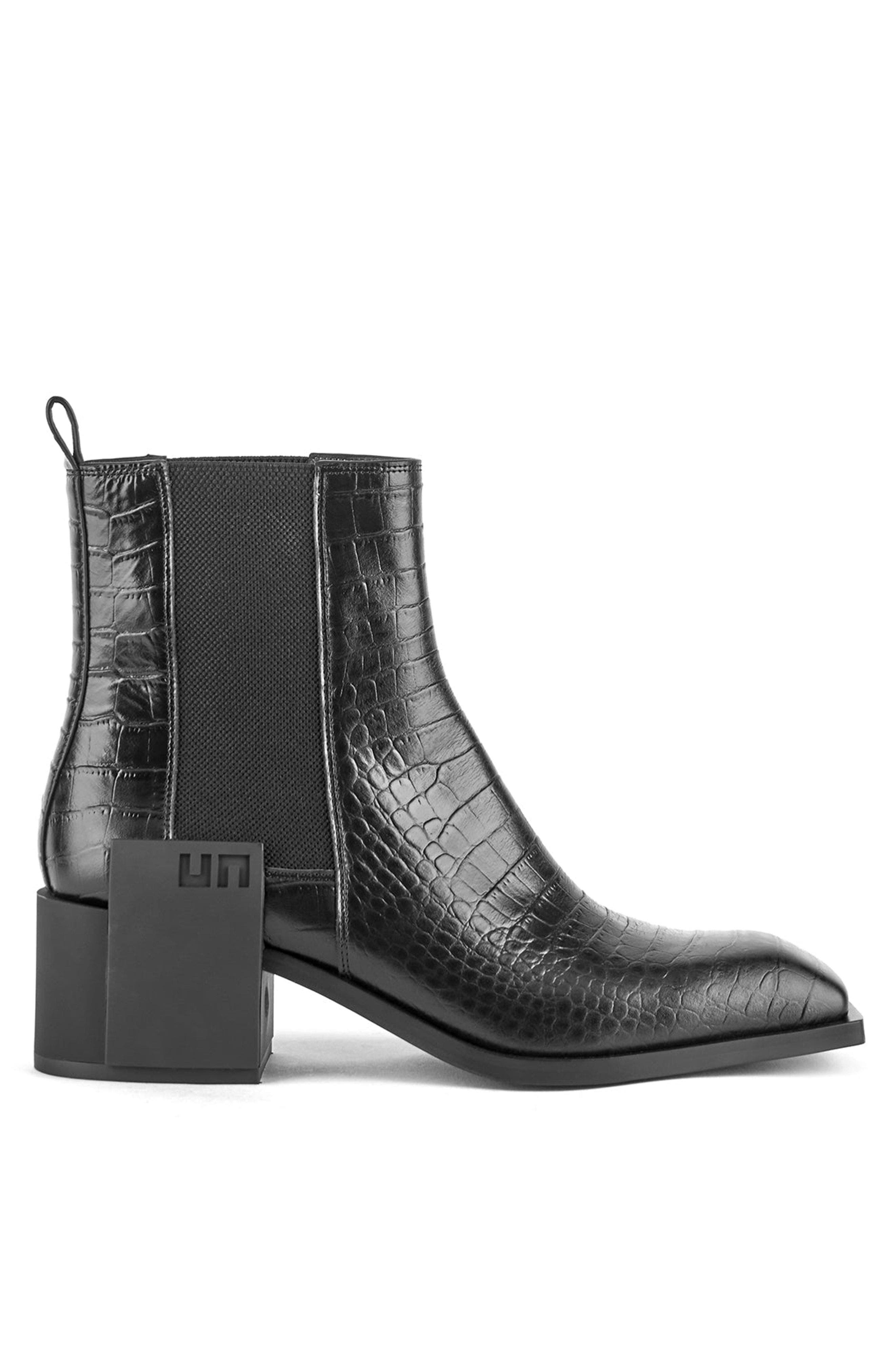United Nude Jimmy Mens Chelsea Boot, Main, color, Black Ii