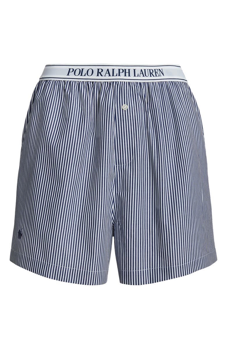 Polo Ralph Lauren Boxer Pajama Shorts, Alternate, color, Purple Stripes