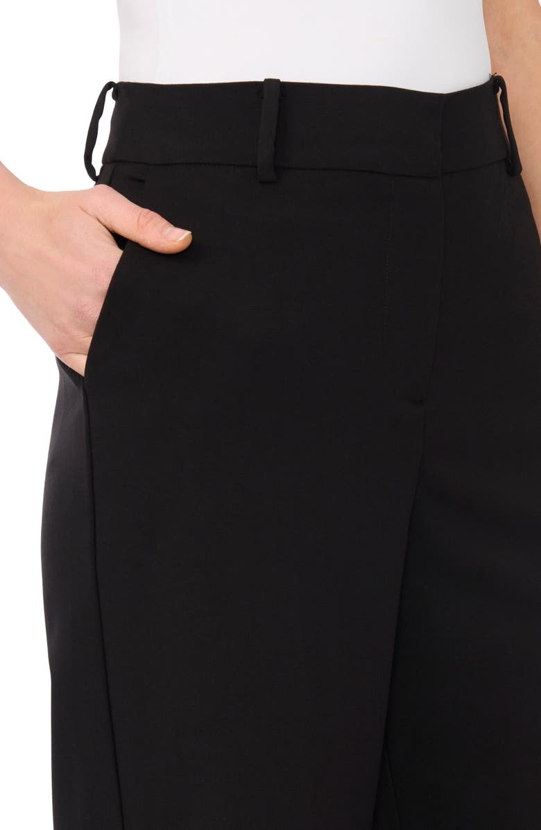 Ted Baker Wide Leg Suit Pants, Alternate, color, Rich Black
