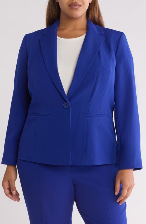 Kasper Cardigan-style Stretch Crepe Blazer
