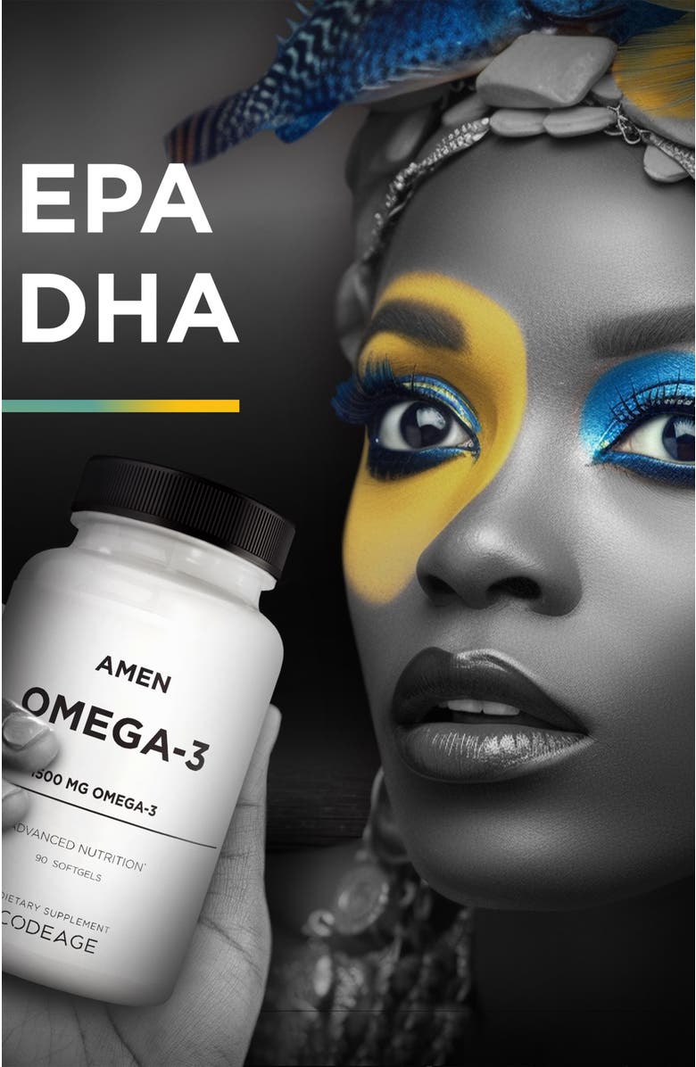 Codeage Omega-3 1500 mg EPA & DHA Supplement, Alternate, color, White