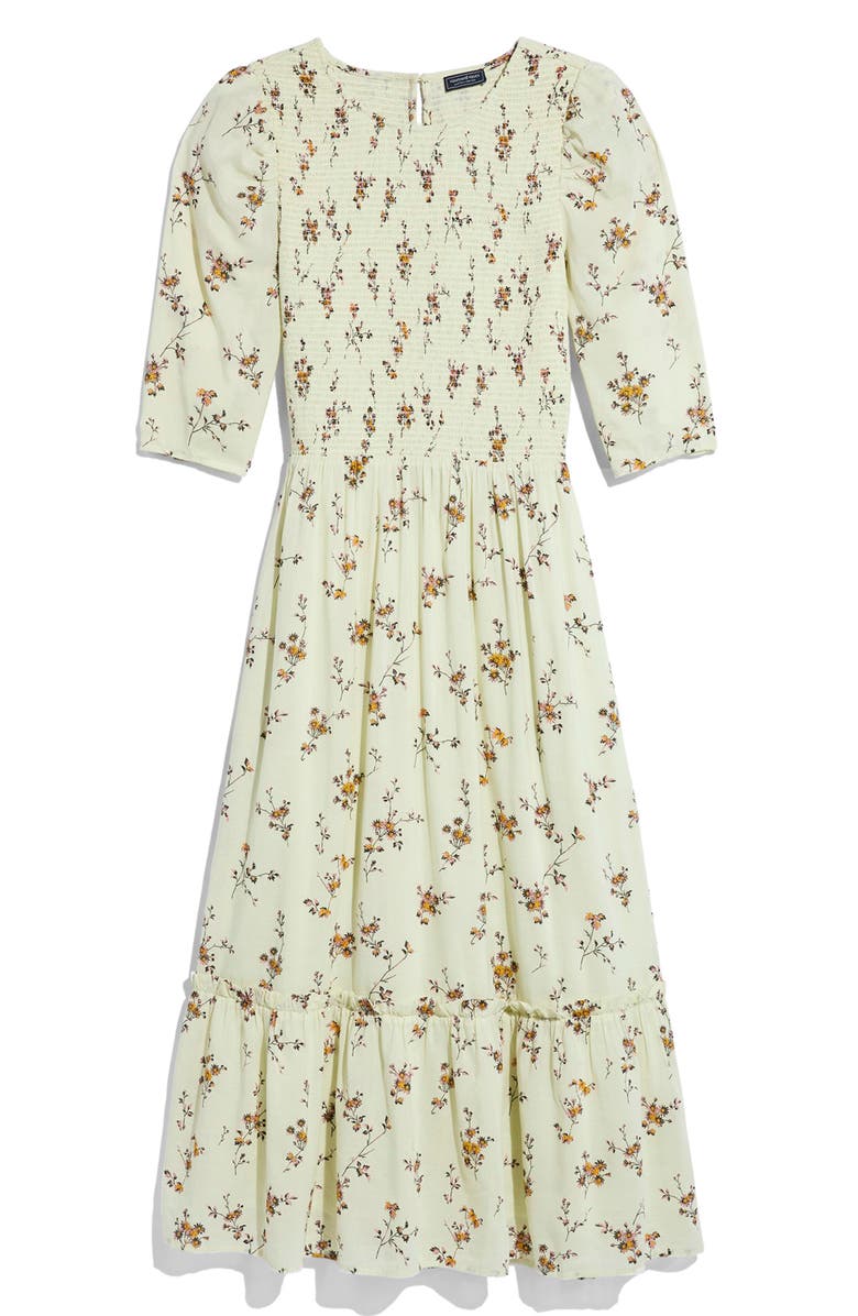 vineyard vines Smocked Midi Dress, Main, color, 