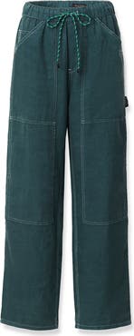 rag & bone Atlas Linen Drawstring Carpenter Pants