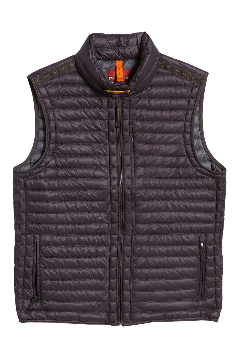 Gino Water Repellent Down Puffer Vest, Alternate, color, PHANTOM