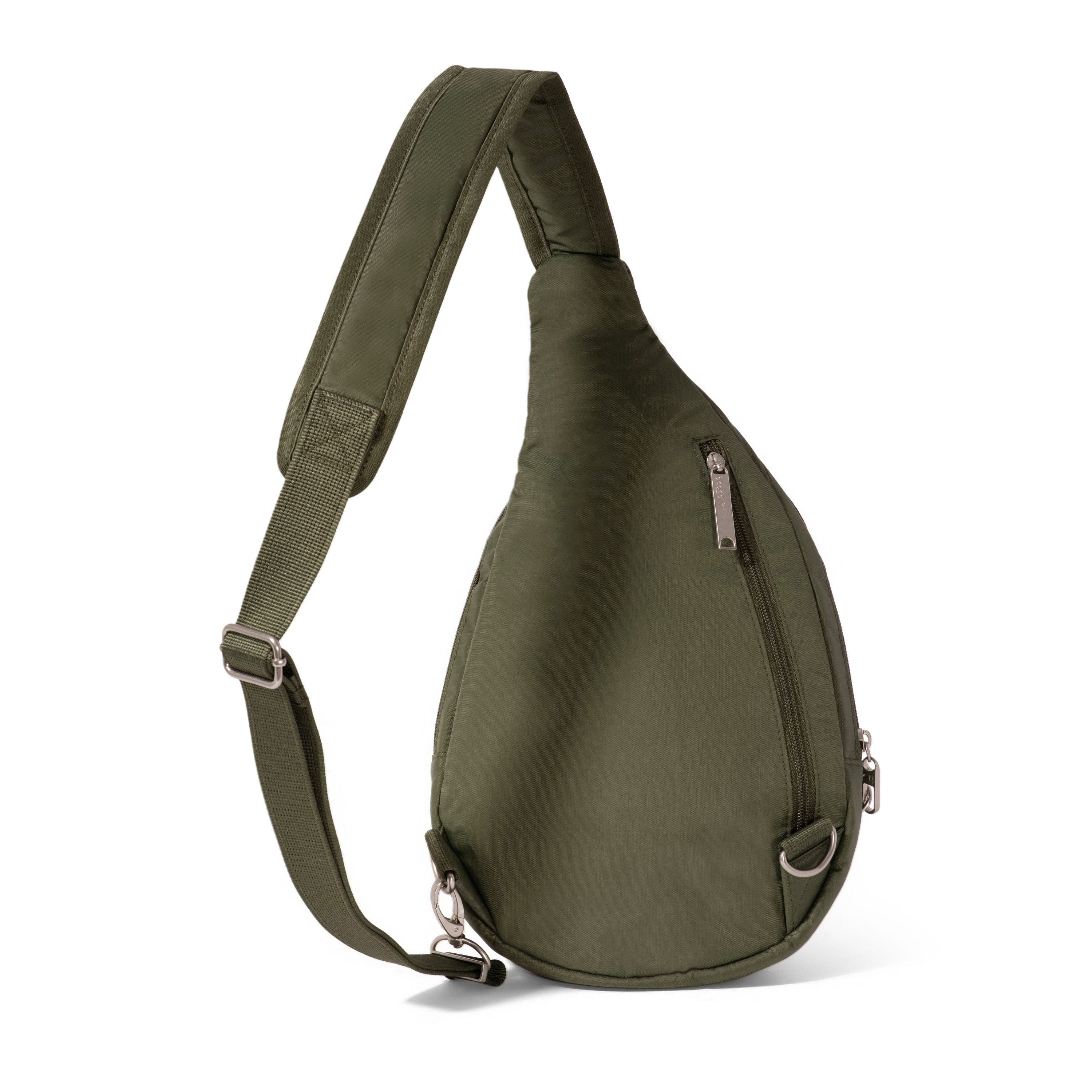 Securtex Anti-Theft Multi Zip Sling, Alternate, color, THYME
