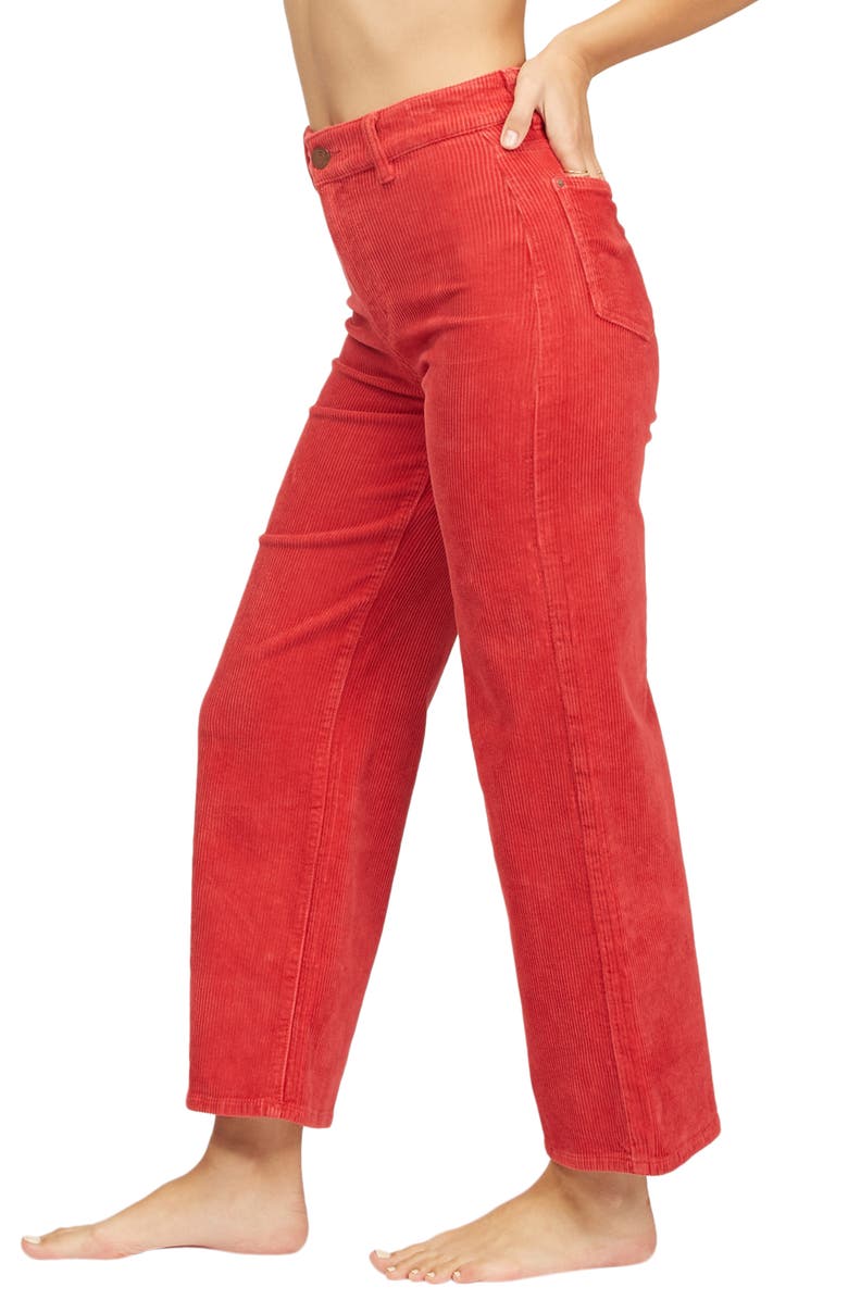 Billabong x Wrangler The Retro Wide Leg Corduroy Pants, Alternate, color, 