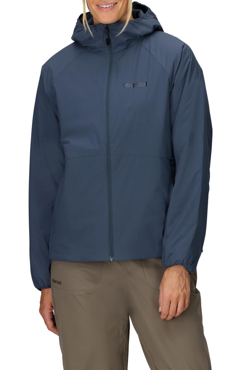 Marmot Novus LT Insulated Hooded Jacket, Main, color, Thunderhead