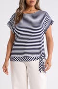 Jones New York Stripe Dolman Top