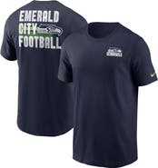 Nike Men's Nike College Navy Seattle Seahawks Blitz Essential T-Shirt
