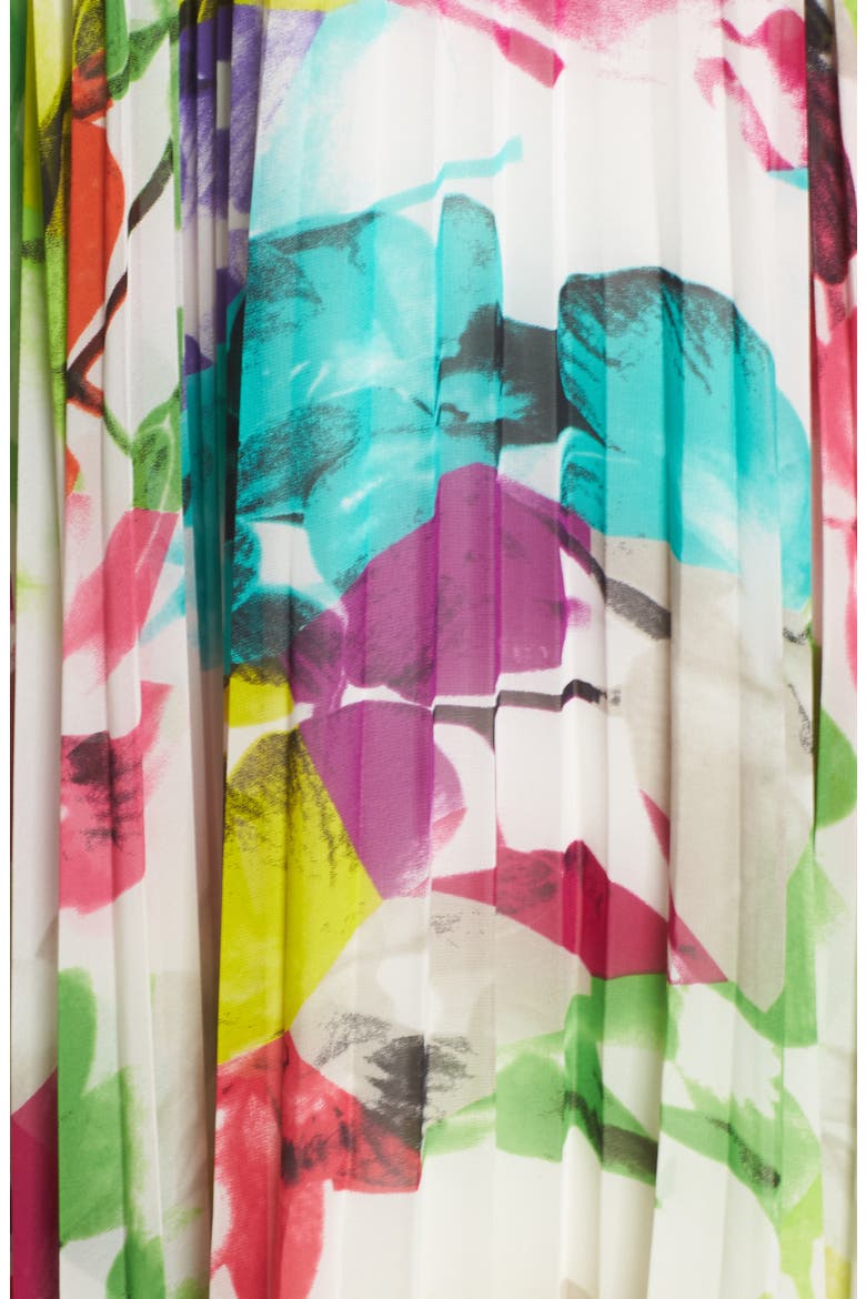 Print Chiffon Halter Maxi Dress, Alternate, color, PRINT