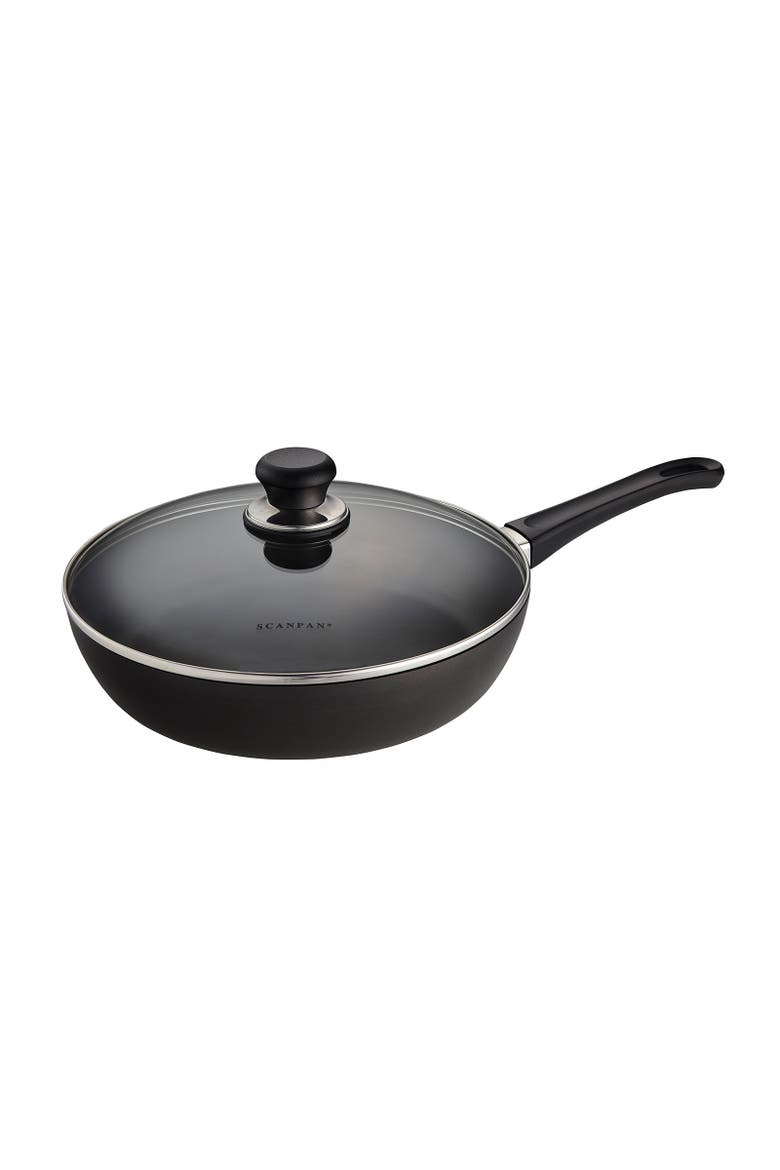 Classic Induction 3.25 Qt. Saute Pan with Lid, Main, color, Black