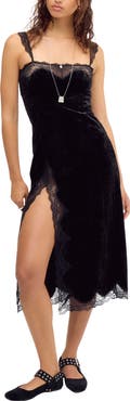 Free People Date Night Ready Velvet Dress