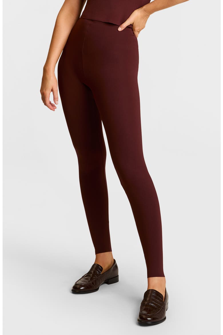 Neoprene Leggings, Main, color, OXBLOOD