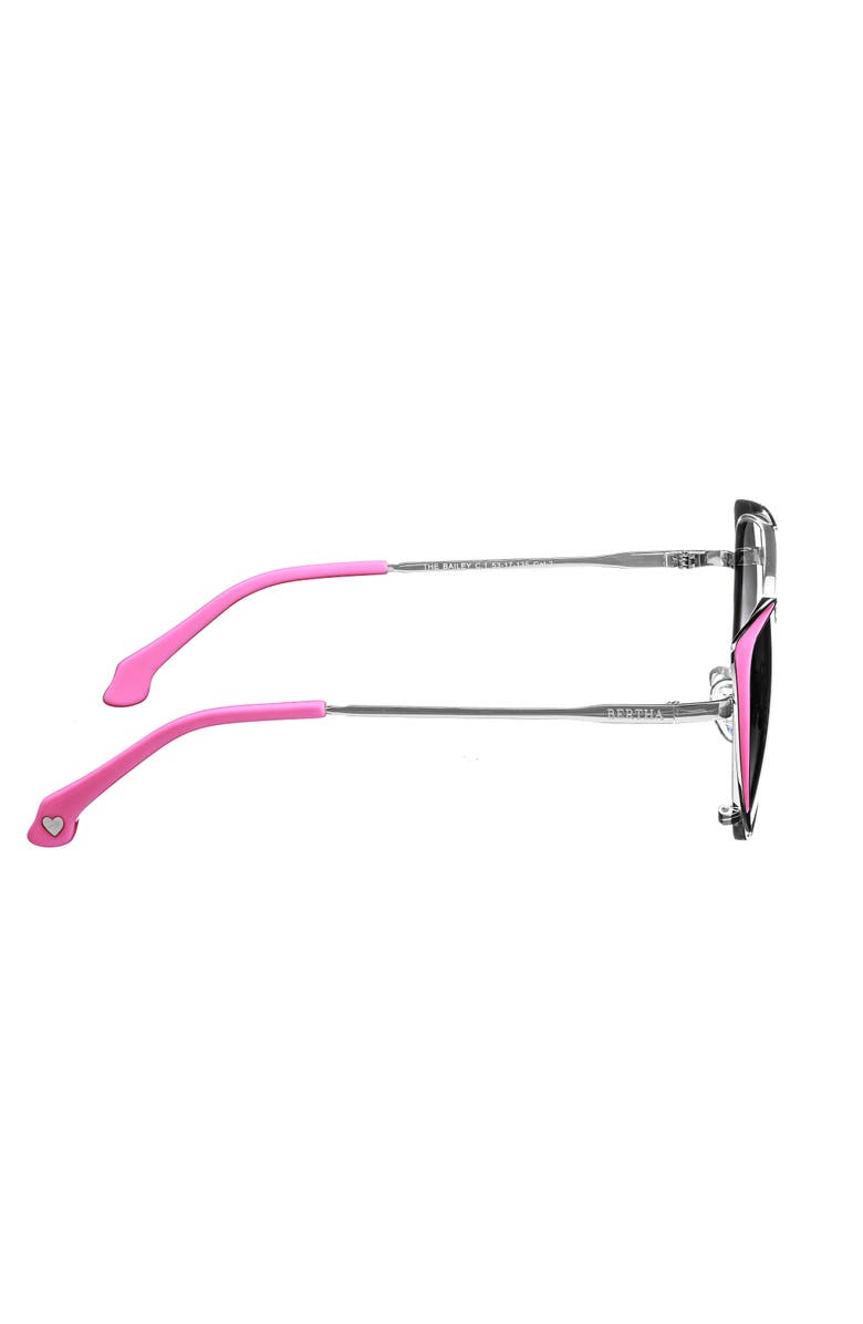 BERTHA Bailey Handmade in Italy Sunglasses, Alternate, color, Pink