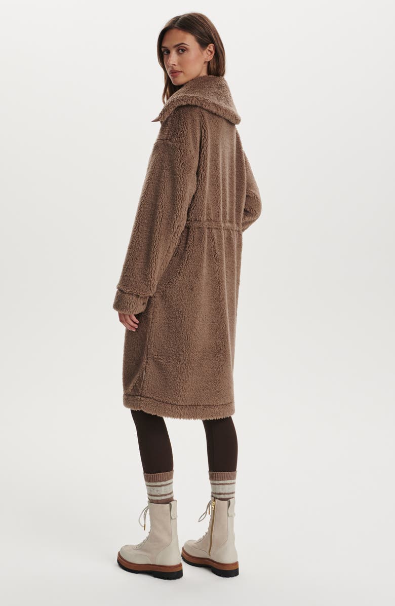 Varley Logan Faux Shearling Coat, Alternate, color,