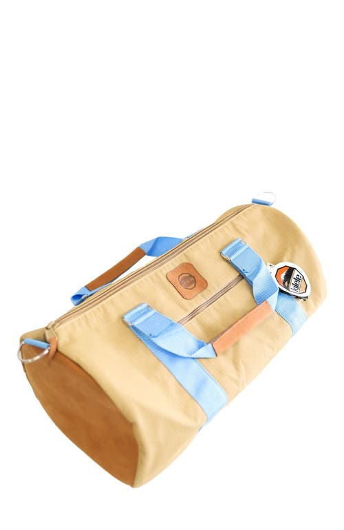 Jubilee Trading Co. The Samburu Duffel Bag in Tan And Blue  product