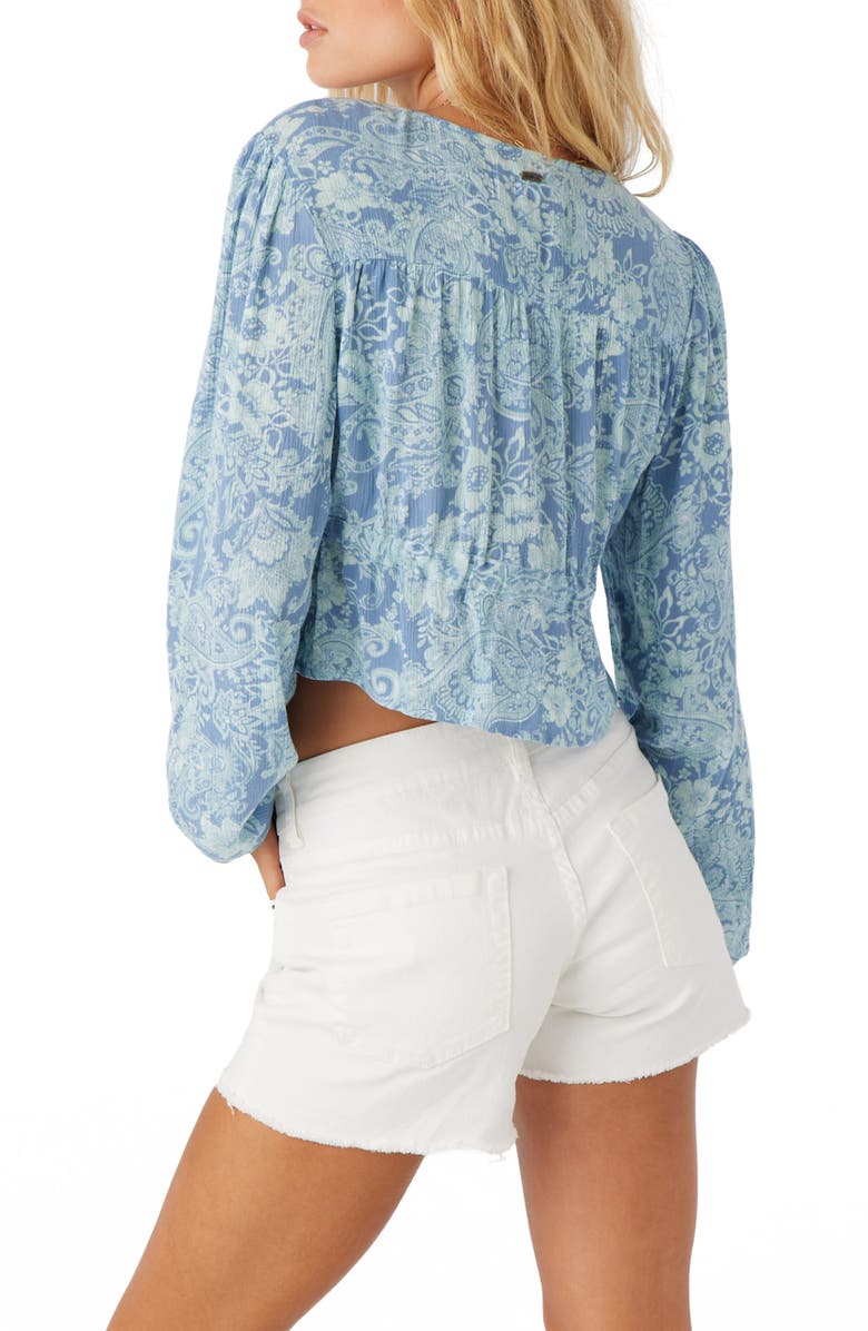 O'Neill Alena Babydoll Crop Top, Alternate, color,