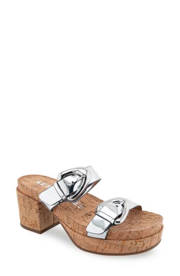 AEROSOLES AEROSOLES CHANCE PLATFORM SLIDE SANDAL