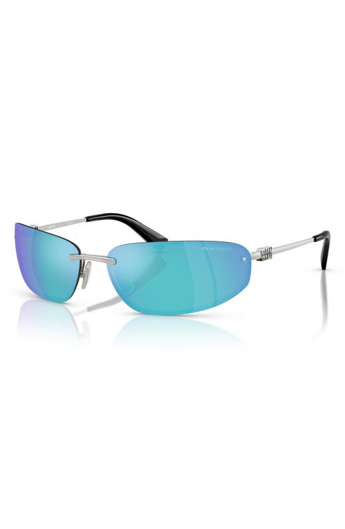 Miu Miu Women's Metallic Sunglasses In Purple