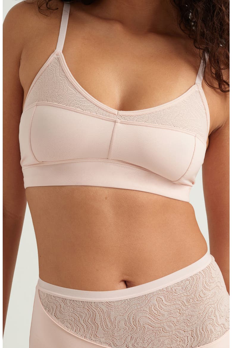 Lace Bralette, Alternate, color, QUARTZ BLUSH