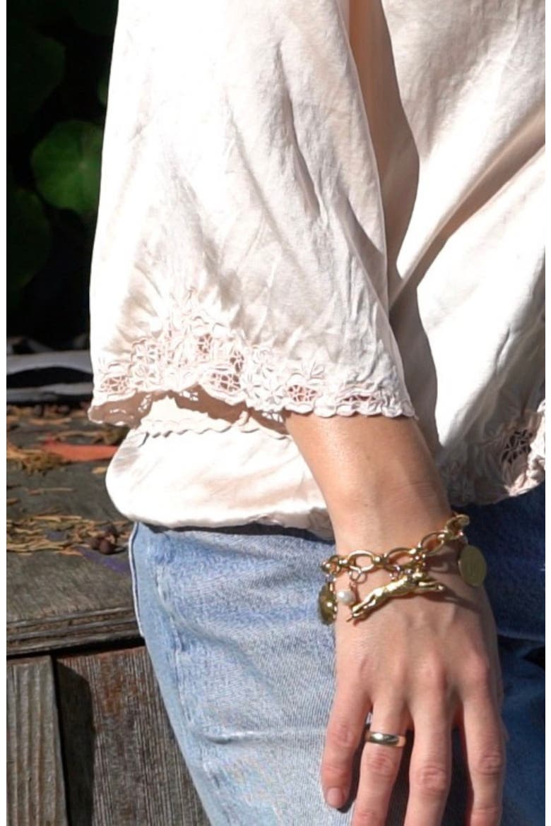 Lola Bracelet, Alternate, color, Gold