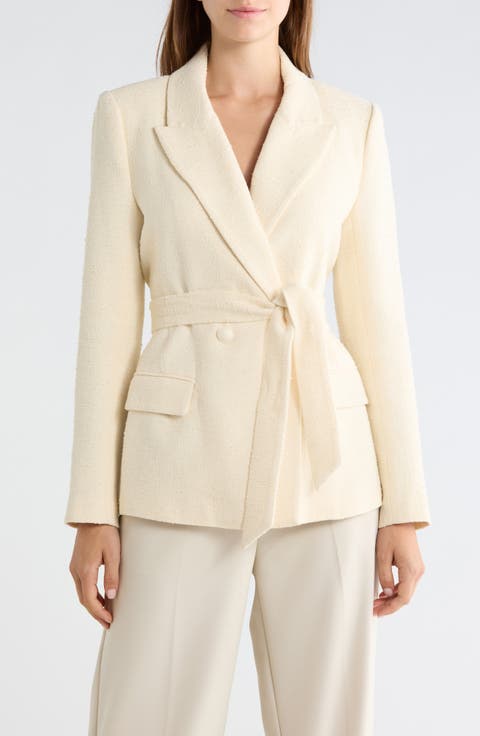 Jordana Wrap Belted Blazer