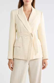 Jordana Wrap Belted Blazer