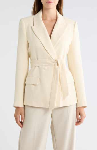 Jordana Wrap Belted Blazer