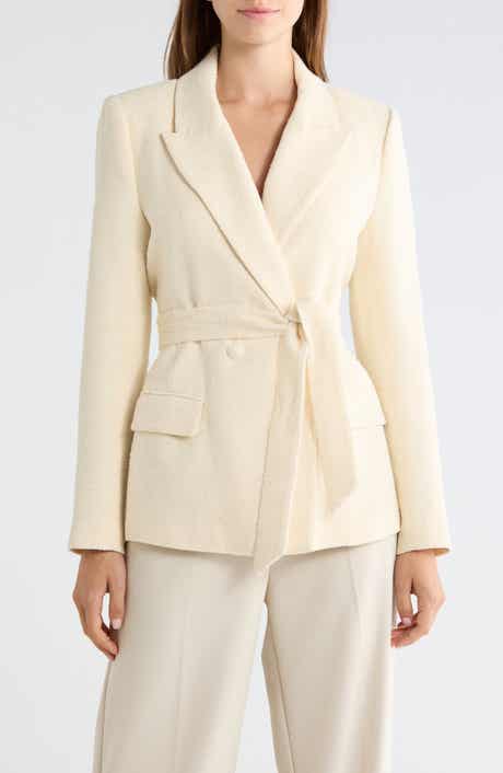 Jordana Wrap Belted Blazer