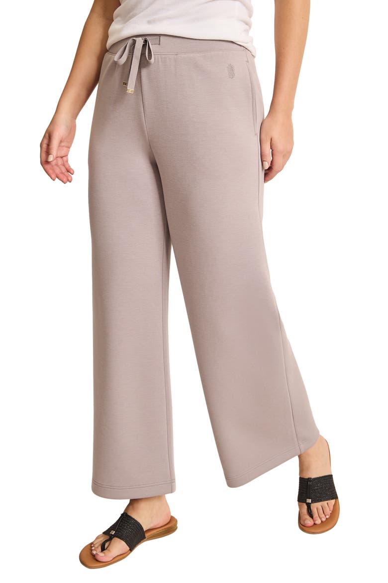 Palm Voyage Wide Leg Pants, Main, color, GREY JASPER